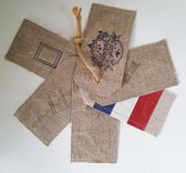 Toetie & Zo Handgemaakte Cadeau Labels PTT Post - Set van 6 Stuks - Gift Tags - Kadotags - Decoratie