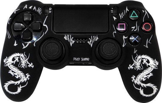 Holy Grips PS4 Controller Silicone Hoes – Dragon White laser