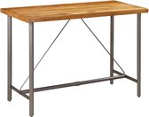 Bartafel Massief Teak Hout (Incl Houten dienblad) - Bartafel - Hoge Tafel