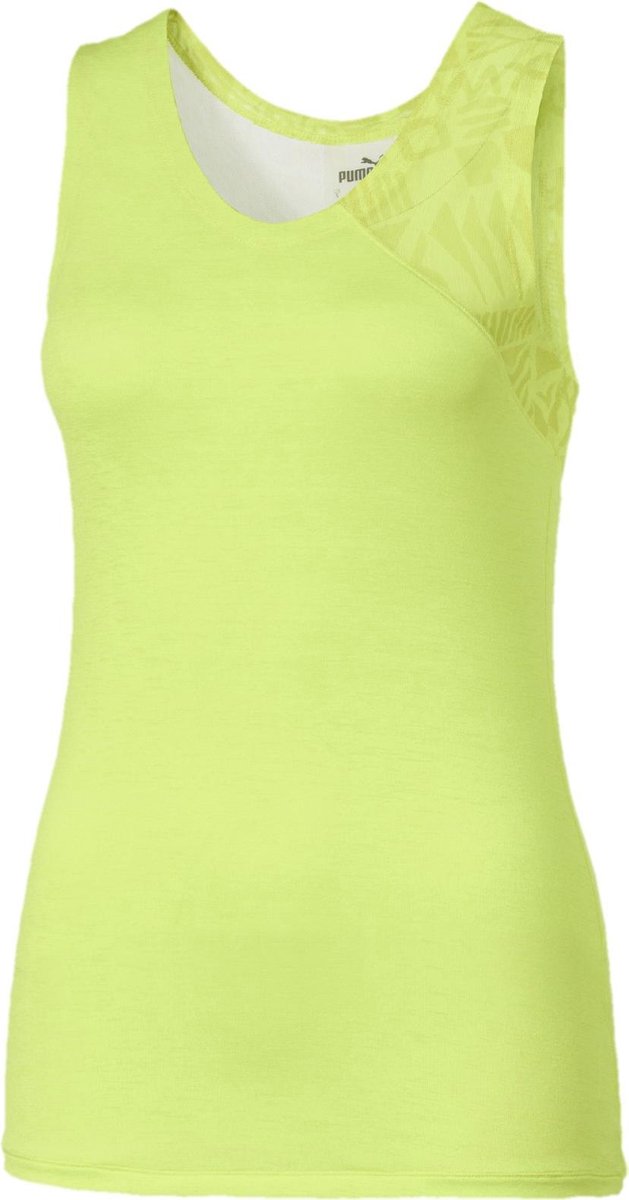 Studio Graphic Mesh Tank Sunny Lime