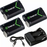 Xbox One Series X Controller Batterij 3 Stuks + Oplader - Oplaadbaar - Xbox One - Microsoft - Smatree Battery pack X3