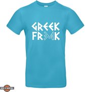 Greek Freak basketbal T-shirt (Giannis Antetokounmpo) - lichtblauw - S