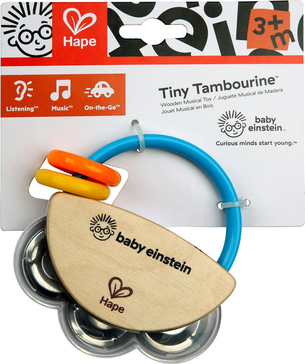 Hape - Baby Einstein - Mini Tamboerijn - vanaf 3 maanden — cadeau in Spellen & Speelgoed - foto 2