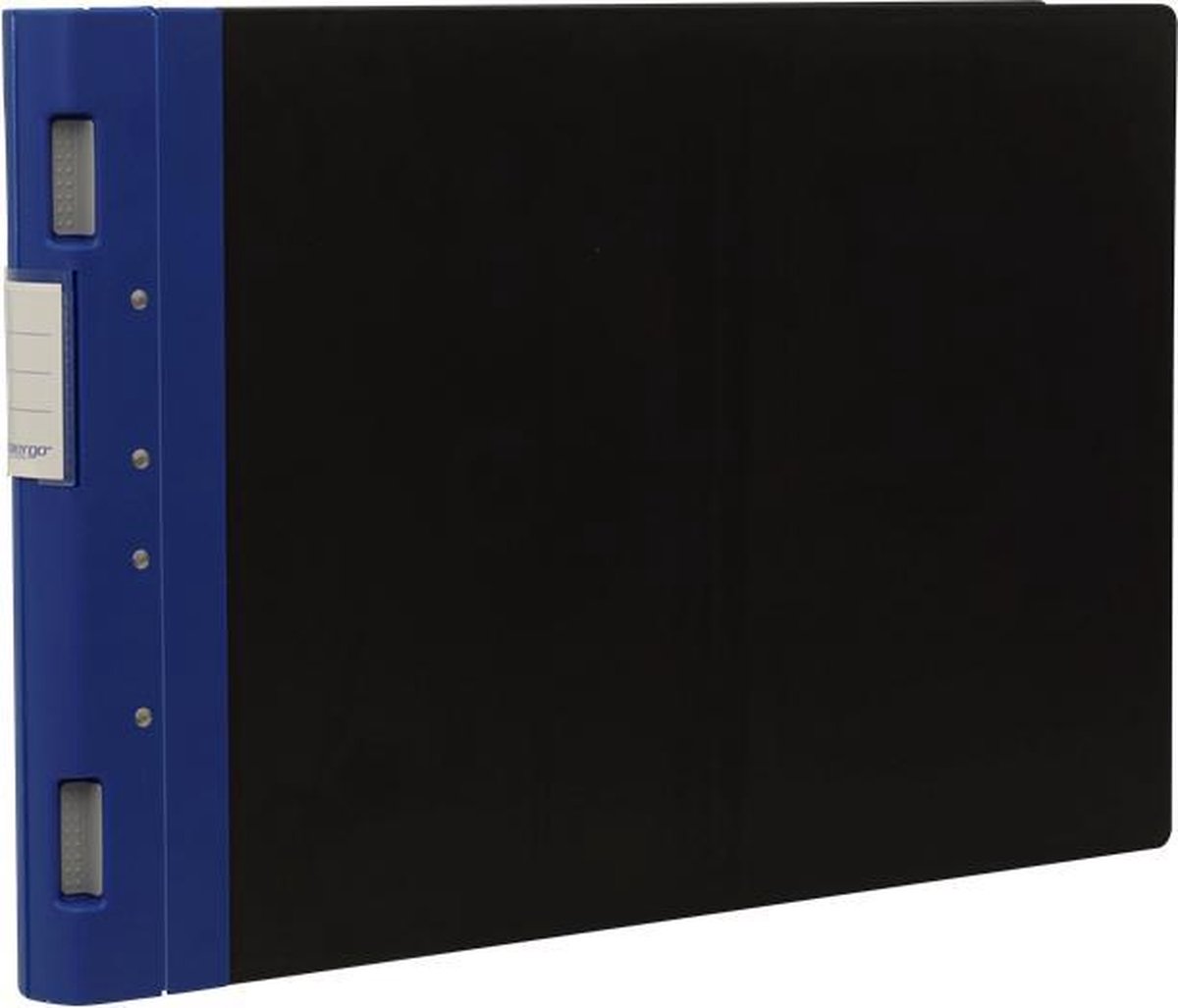 KEBA ergo map A3+ liggend blauw zwart 55mm 4 rings GLX-4532