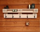 Pallet wand / muur kapstok | ByAnouk | industrieel | recycling | Hout