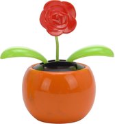 Tender Toys Solarbloem Roos Oranje 10 Cm