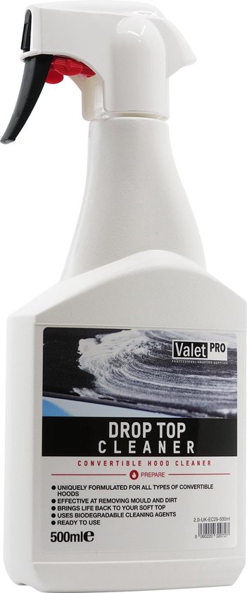 ValetPro Drop Top Cleaner soft-top cabrio reiniger