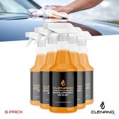 Clenano Showroom Shine 6x 1Liter Voordeelpack - Spraywax - glans en lak herstellend - reinigt en beschermd - geeft een diepe glans – Vuil en Waterafstotende coating – Antistatische