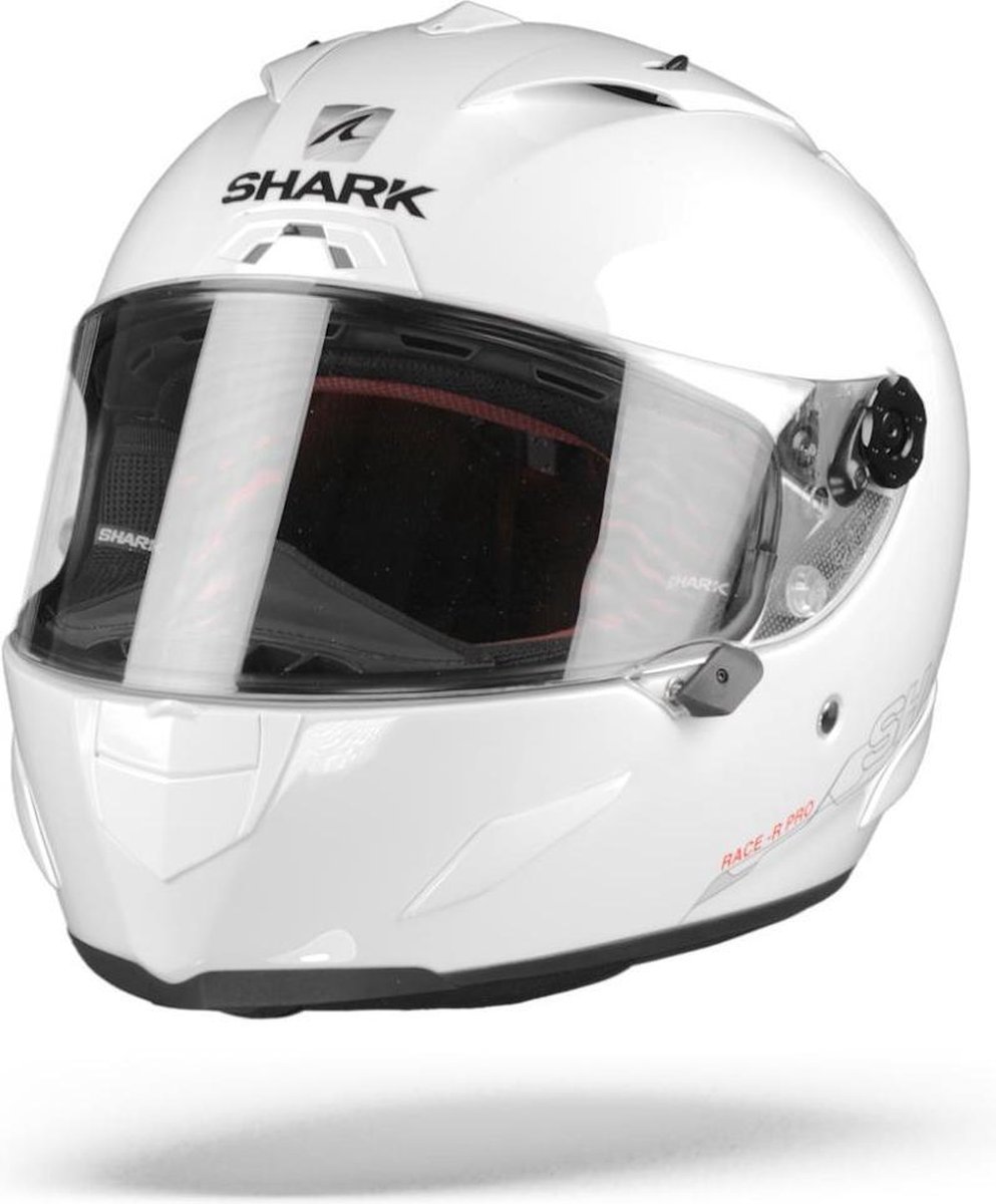 SHARK RACE-R PRO BLANK Motorhelm Integraalhelm Wit - Maat XL