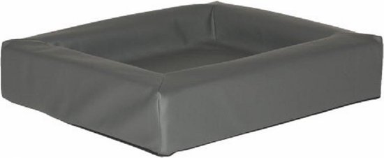Topmast Loungebed Hondenkussen Leatherlook Antraciet 85 x 70 cm