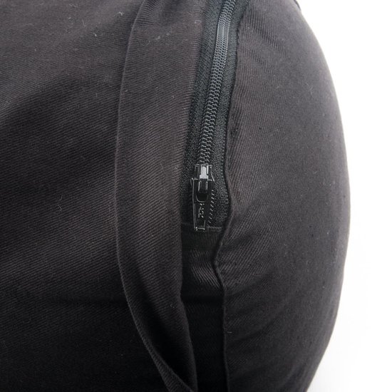 Yogi & Yogini - Yoga Bolster - Biologisch - Biokatoen - Zwart van Yogi & Yogini — afbeelding 3