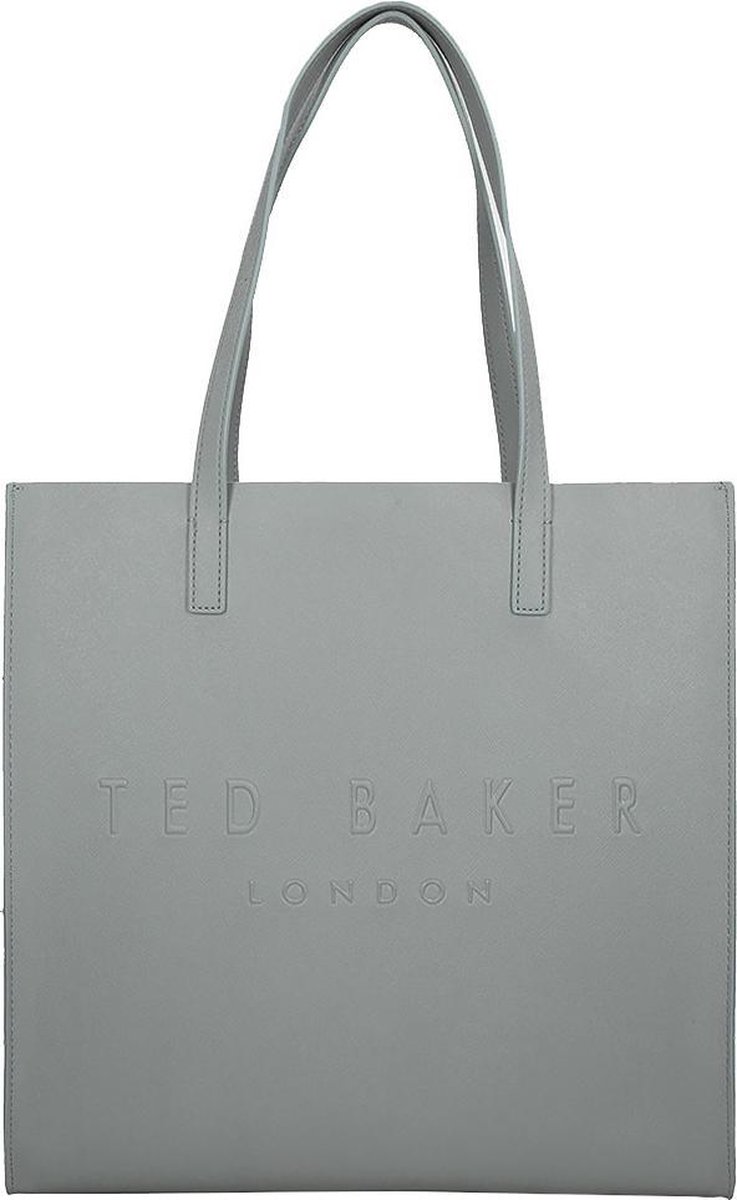 droogte kever wit Ted Baker Soocon Dames Shopper Grijs - L | bol.com
