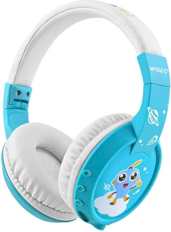 eenheid Kan niet haag WISEQ onbreekbaar - draadloze koptelefoon voor kinderen - 15 uur Batterij -  Bluetooth | bol.com