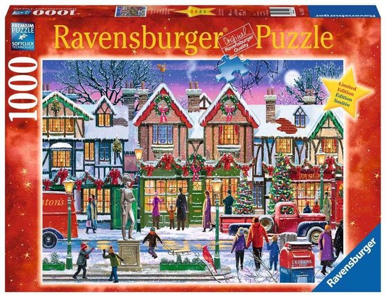 Ravensburger puzzel Kerstmis op het Plein - Legpuzzel - 1000 stukjes | bol .com