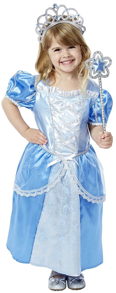 Melissa & Doug - Prinses Blauw - verkleedkleding - 3-6 jaar