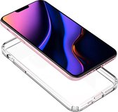 MaxiQualis Phone 11 Pro 5.8" Transparant Hard Hoesje| 2 IN 1: Case + Bumper | 100% Transparant | Extreem Schokbestendig