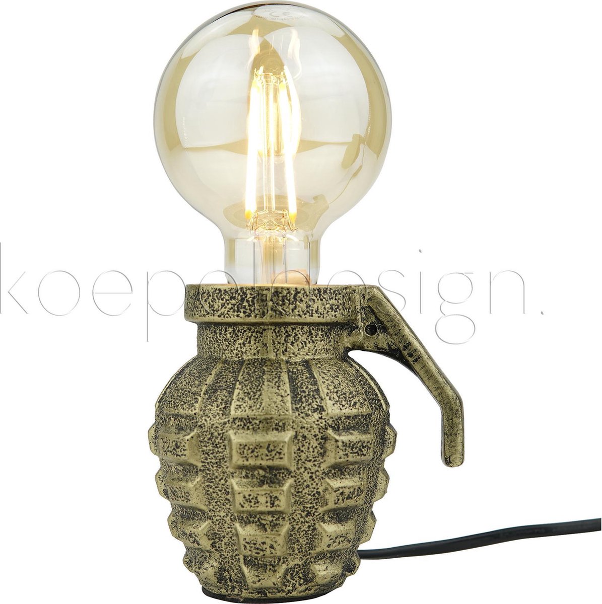 Housevitamin - Handgranaat Lamp - Goud