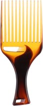 Afro Kam - Afro Comb - Styling Pik Afro Comb - Zwart