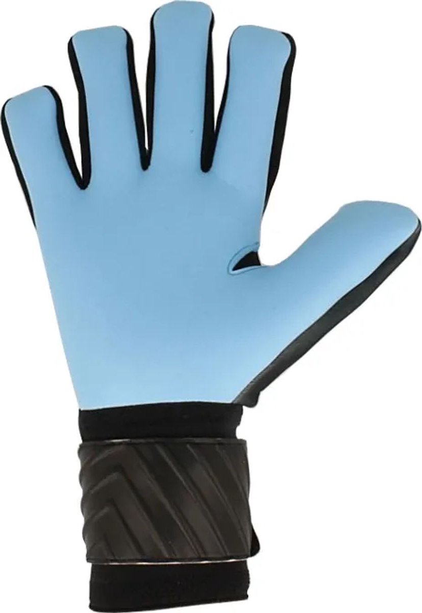Real Aqua Keepershandschoenen Heren - Zwart / Lichtblauw | Maat: 8,5