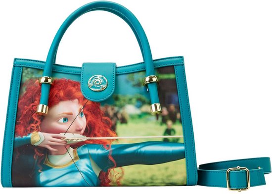 Disney Loungefly Crossbody Bag Brave Merida Princess Scene