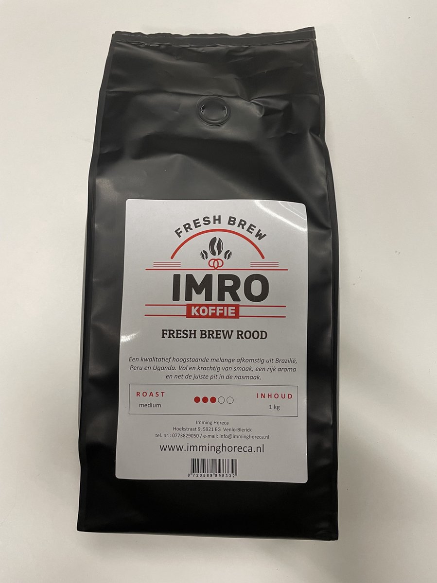 Goedkoopste koffie IMRO fresh brew rood