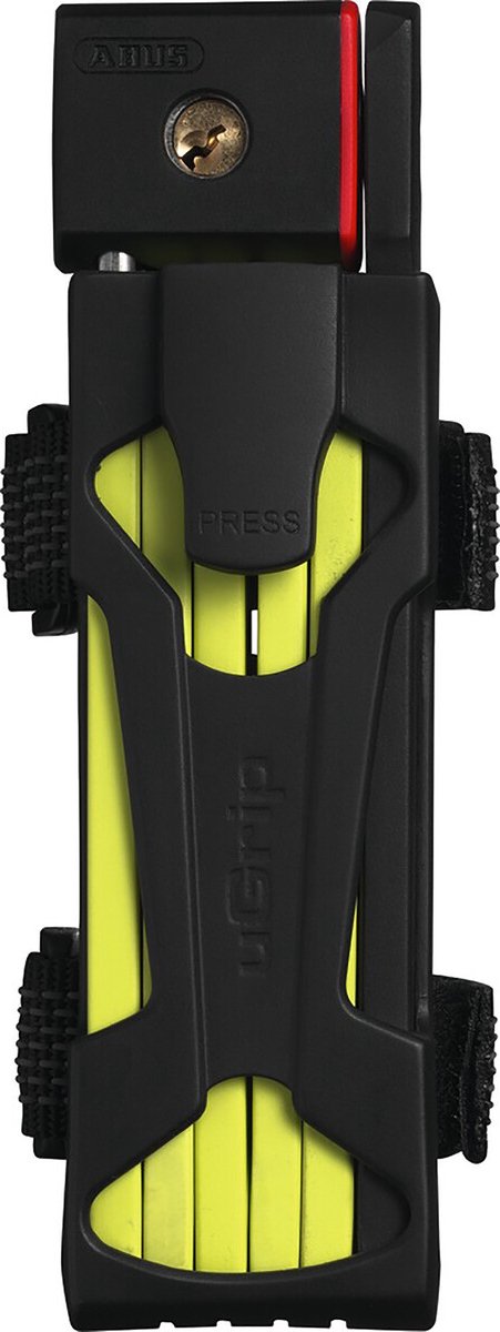 Abus Bordo Ugrip 5700 Sh Vouwslot Geel 80 cm van Merkloos — afbeelding 3