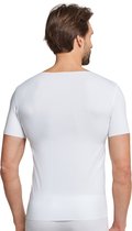 SCHIESSER Laser Cut T-shirt (1-pack) - heren shirt korte mouwen wit - Maat: M