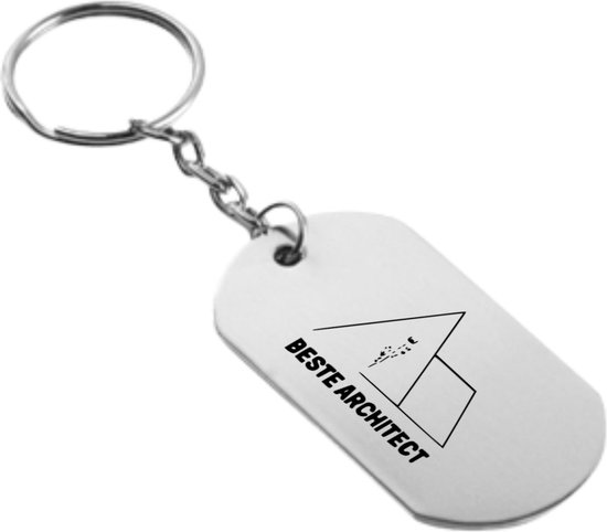 Architect Leraar Sleutelhanger Potlood Huis Kompas Geometrie Liniaal Sleutelhanger Tas Charms Architect Graduation Party Favors
