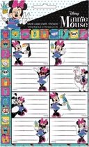 Disney Minnie Mouse - autocollants d'étiquette École - lot de 16