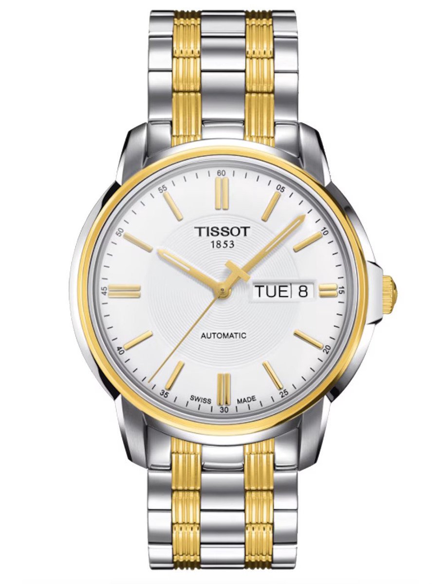 Tissot Automatics III T0654302203100 Horloge - Staal - Multi - Ø 39 mm