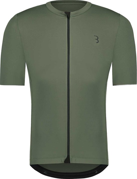 BBB Cycling Essence Maillot Cyclisme Homme - Manches Courtes - Maillot Cyclisme Allround - Vêtement Vêtements de cyclisme Homme - Vert Olive - Taille M - BBW-408