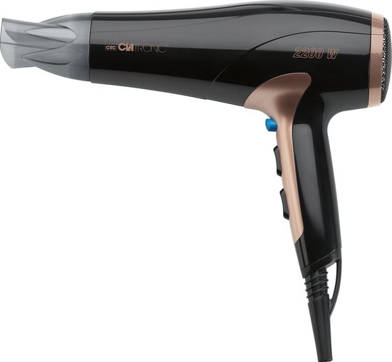 Clatronic HT 3661 - Haardroger Föhn -  Zwart/Copper - 2200 W