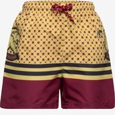 Harry Potter - maillot de bain - boxer de natation / short de bain / short de bain - jaune/rouge vin - taille 122/128
