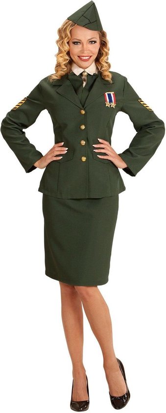 Leger & Oorlog Kostuum | Army Lady Leger Officier | Vrouw | Medium |  Carnaval kostuum... | bol.com