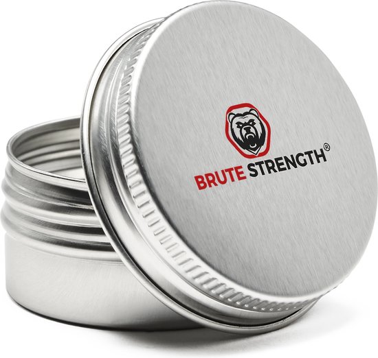 Brute Strength - Super sterke magneten - Vierkant - 10 x 10 x 4 mm - 60 stuks | Zwart - Neodymium magneet sterk - Voor koelkast - whiteboard - Brute Strength
