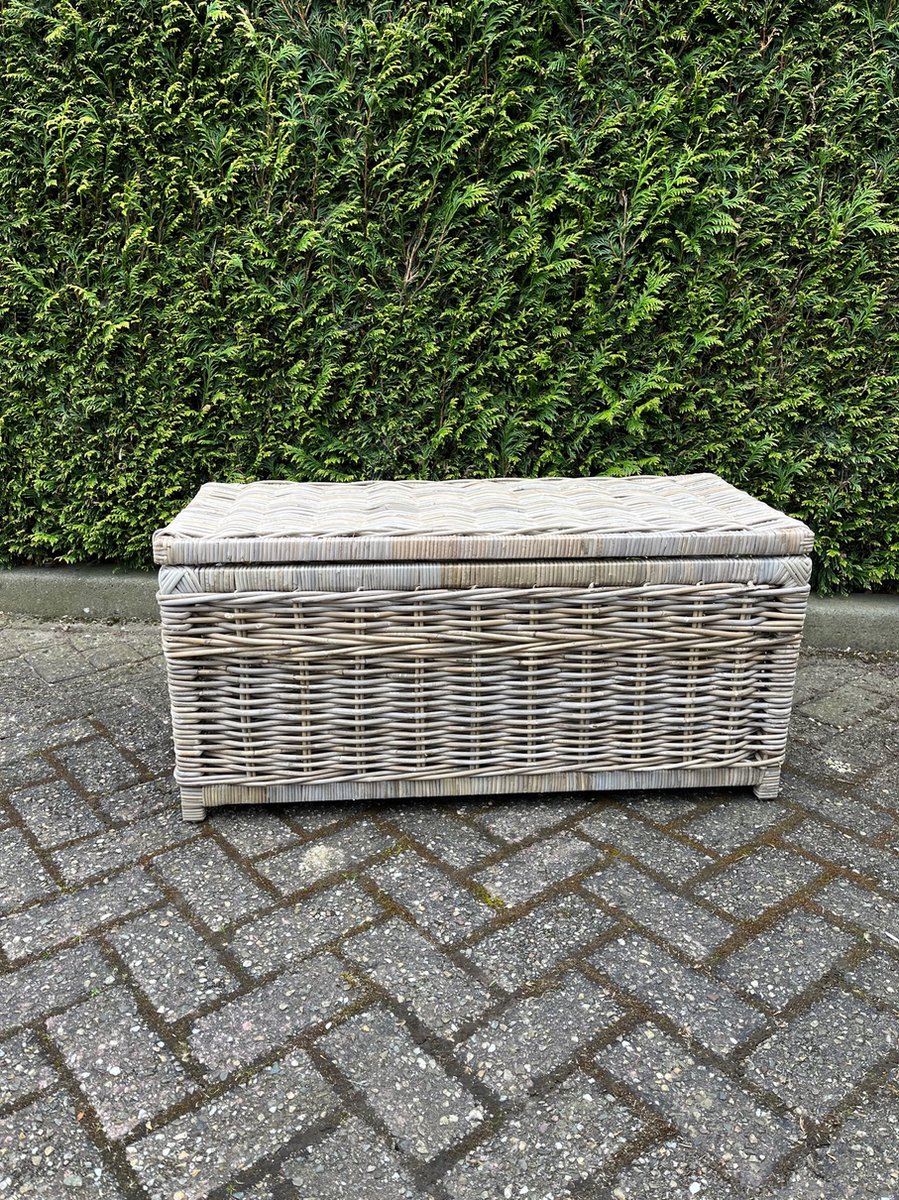 Opbergmand 95x45x45 Grey Rotan