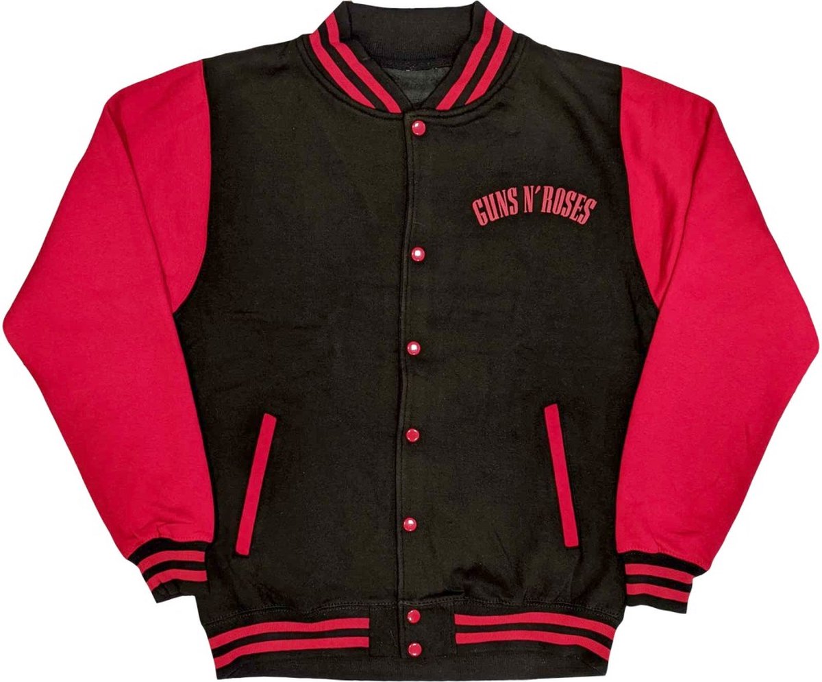 Guns N' Roses - Appetite For Destruction Varsity jacket - XL - Zwart/Rood