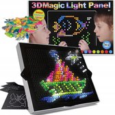 VTech Magic Lights 3D - Educatief Speelgoed - Inclusief 180 Pinnetjes - 6  Kleuren 