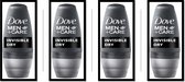 Dove Deo Roller MEN - Invisible Dry - Voordeelverpakking 4 x 50 ml