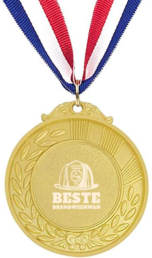 Akyol - brandweerman medaille goudkleuring - Bezorgen - brandweer mensen - brandweerkazerne
