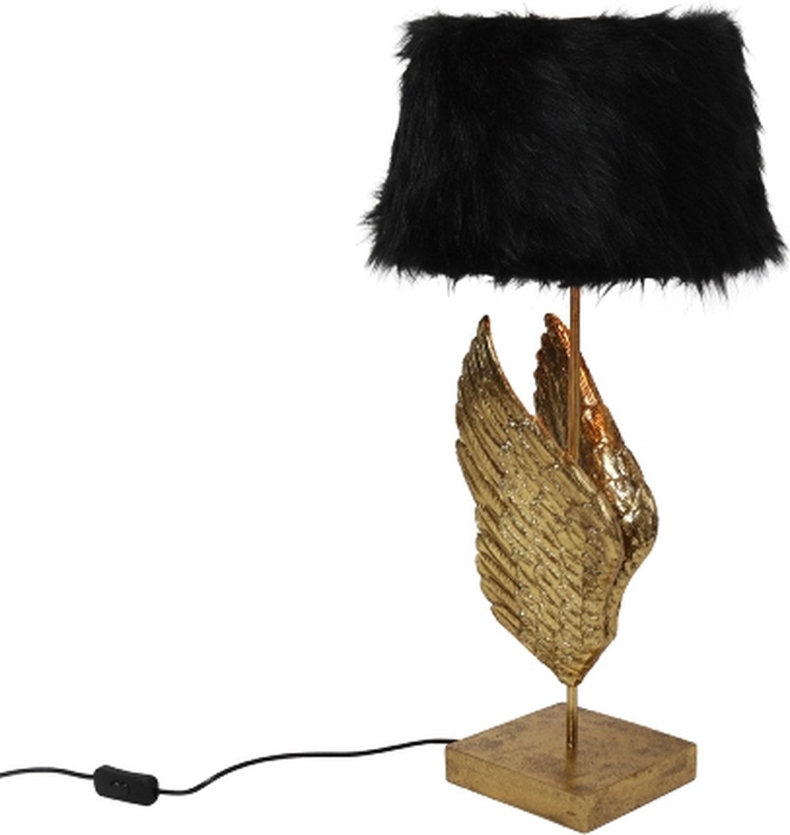 Tafellamp Vleugels - Goud Zwart - Rootsmann