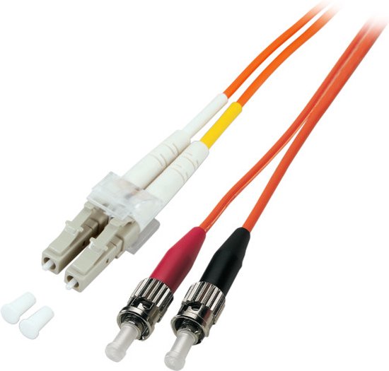 EFB Elektronik O0321.2 Fibre optique Fibre optique Câble de raccordement [1x fiche LC - 1x fiche ST] 50/125 µ Multimode OM2 2,00 m