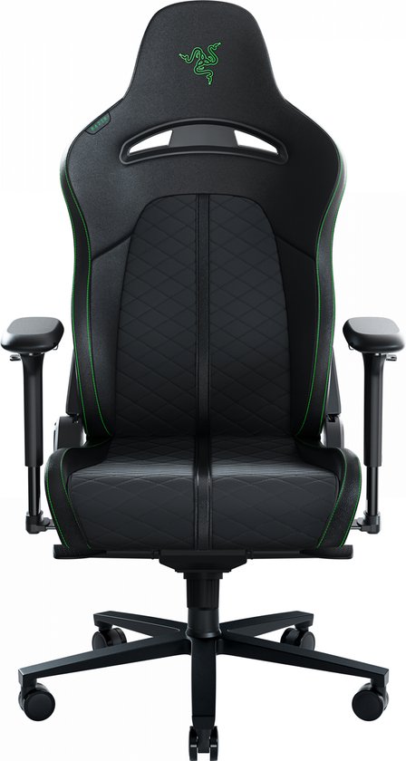 Razer Enki Gaming Stoel Zwart/Groen met Rugsteun - Razer - €453,46
