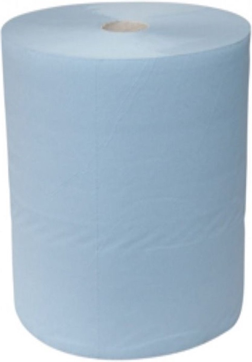 Goedkoopste Blauwe poets rol 38x38 poetspapier 1000 vel 3 laags