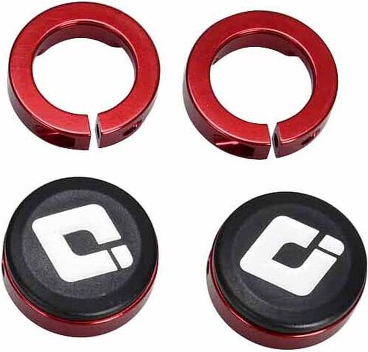 ODI Rogue MTB Handvatten Lock-On 130mm Rood/Zwart