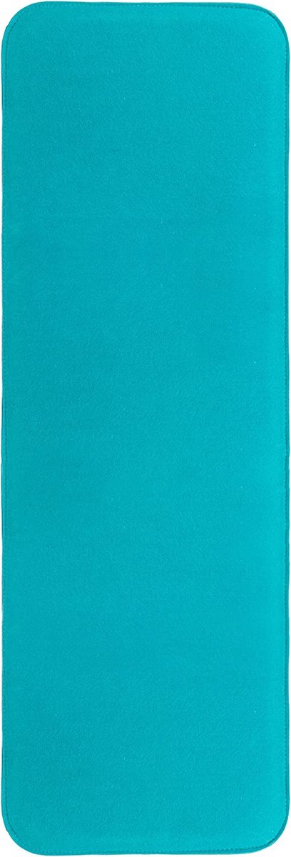 Bankkussen, vilt, ca. 118 x 38 x 2 cm, bankkussen, indoor/outdoor kussen (ca. 118 x 38 x 2 cm, turquoise)