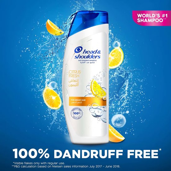 H&S Citrus Fresh Anti-Dandruff Shampoo 360 ml