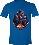 Guardians of the Galaxy Vol 3. - Distressed Group Pose T-Shirt - XX-Large
