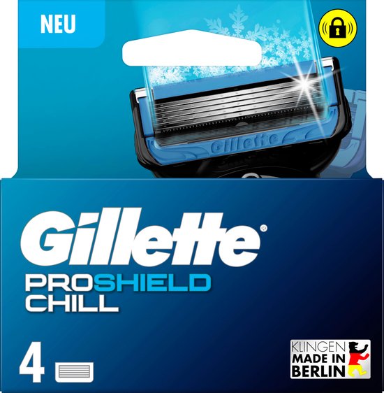 Gillette Scheermesjes, ProShield Chill, 4 St | bol