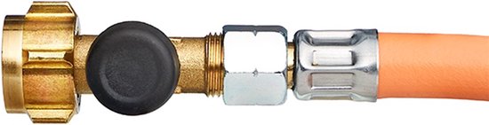 Beschermgas overvulslang 2 × W21.8-14 (DIN477), CO2-adapter Beschermgas overvulslang 2 × W21.8-14 (DIN477), CO2-adapter